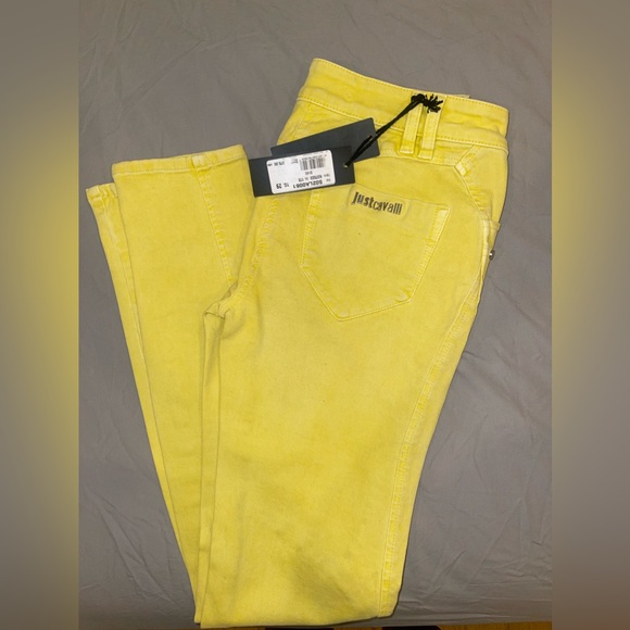 Just cavalli yellow jeans